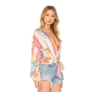 Free People Wrap Blouse